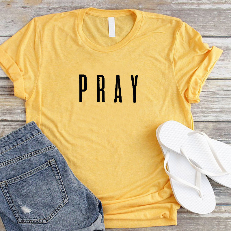 Pray T Shirt Woman